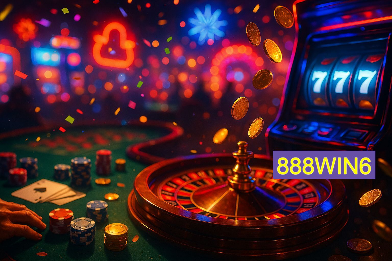 Jogos emocionantes no 888WIN6