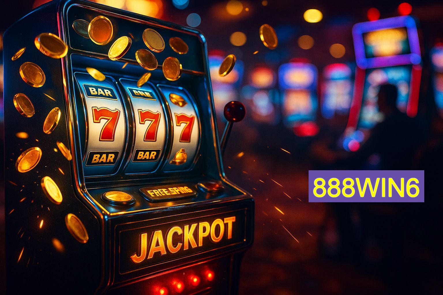 Diversos jogos de caça-níqueis